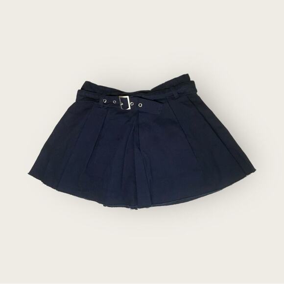 Zara | Bundle 3 Belted Uniform Skirts | Navy Blue | Girls 11-12 - Picture 4 of 15